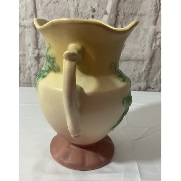 VTG Hull Art USA Pottery Wildflower Vase W-4-6 1/2" Double Handle Yellow Multi - Picture 9 of 9